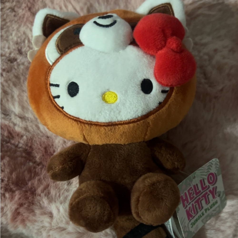 Hello Kitty Plush with Red Bow